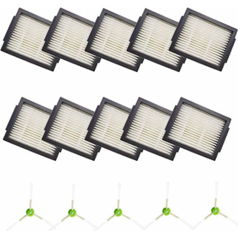 Accessoires pour iRobot Roomba séries i7, i7+, i8, i3, i6+ Plus, E5, E6 et E7, lot de 15 pièces (1/4)