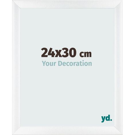 yd. - Cadre photo 24x30 - Blanc Mat - MDF - Pisa (1/5)