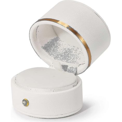 Boîte à bagues en cuir, coffret cadeau pour demande en mariage, boîte à bijoux multifonctionnelle (1/5)