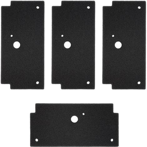 4 Stück 12022801 Schwammfilter Trockner Filter Wäschetrockner Sockelfilter Schwammfilter Filtermatte Schaumstofffilter Schwamm Filter Ersatz für Bosch Siemens in Wärmepumpentrockner (1/5)