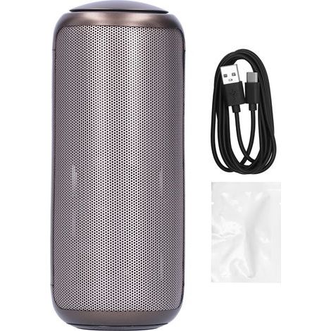 Portable car air purifier, 2 speeds, negative ions, USB powered, gold color (1/5)