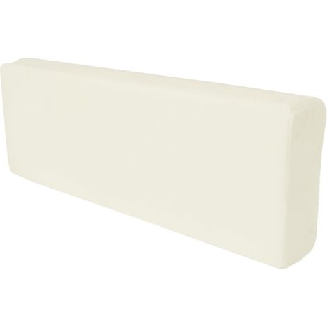 Cojín Respaldo para Palets 40 x 120 cm Dralón Blanco