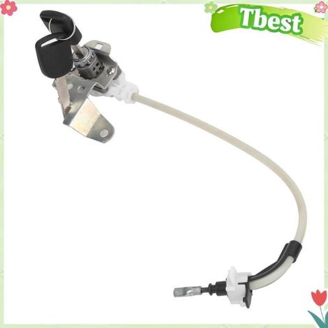 Cylindre de serrure, cylindre de serrure de porte côté conducteur avec câble 2 clés, pour CRV 2007 2008 2009 2010 2011 EX EXL LX SE (1/4)