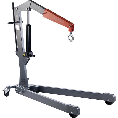 eurokraft basic, Grue d'atelier GREY, plateau roulant écarté, (1/5)
