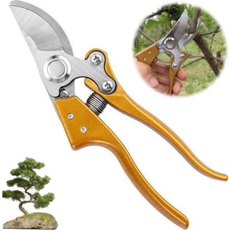 Garden Pruner with Non-Slip Bypass Blade - Ergonomic - Cuts up to 25 mm (1/4)