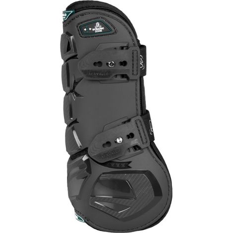 Stinchiere Skeleton Dynamic Zone chiusura elastica: M, Nero
