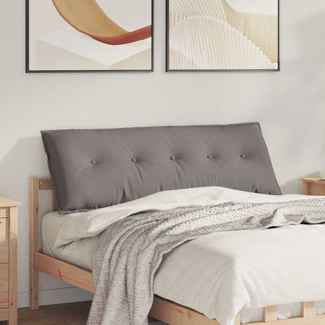 Rückenkissen Taupe 140 x 19 x 50 cm Stoff
