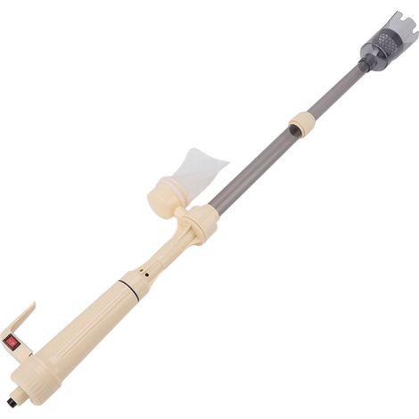 Nettoyeur de gravier électrique rétractable et sûr pour aquarium (1/5)
