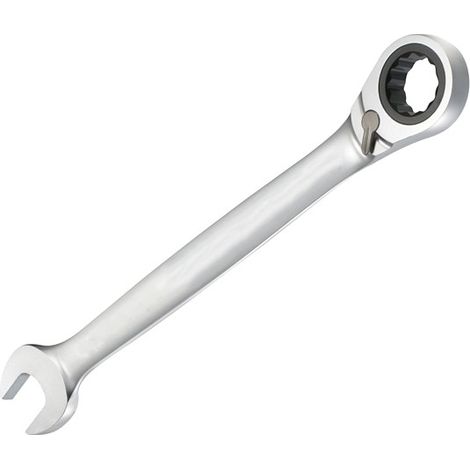 Llave combinada abierta con carraca reversible 10MM