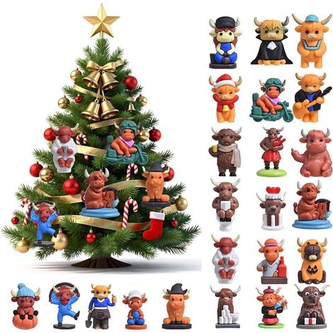 Adventskalender 2026 für Weihnachten, 3D-Figur, Bonbonglas (1/5)