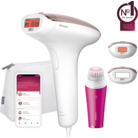 Epilation semi définitive Philips BRI924 00 Lumea Advanced + Brosse Nettoyante VisaPure Mini (1/4)