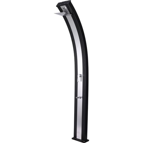 Steinbach Swimming Pool Solardusche "Slim Line Duo", schwarz (1/5)