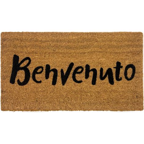 Zerbino Entrata Ingresso Casa Antiscivolo Cocco Allegro Benvenuto 25 (1/4)