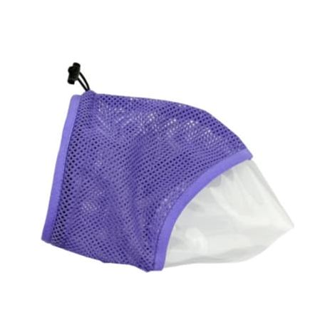 Muselière violette pour chat - Muselière ajustable, respirante et anti-morsure, compatible avec toutes les races de chats M (1/5)