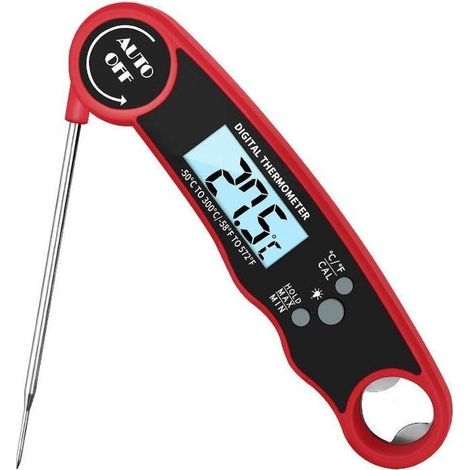 Filiyano-Thermomètre de barbecue : sans fil, étanche (IP67), pour la cuisine et la mesure de la température des viandes. (1/2)