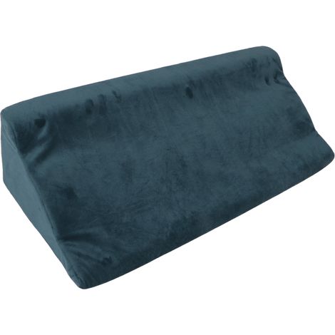 Coussin triangulaire incurvé et souple avec fermeture éclair, en mousse, pour adultes, 60 x 25 x 15 cm (1/5)