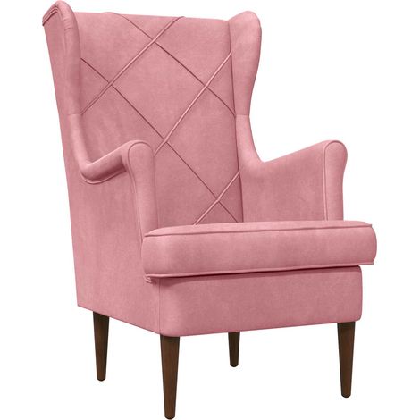 Sessel Rosa Samt vidaXL