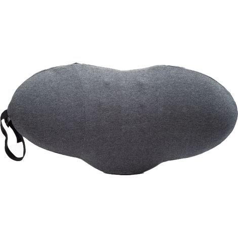 Oreiller lombaire ergonomique en mousse mémoire, soutien lombaire et massage du dos, gris foncé 49x27x13.5cm (1/5)