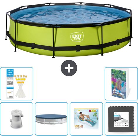 Exit Pool Rund - 360x76 cm - 7-teilig S223