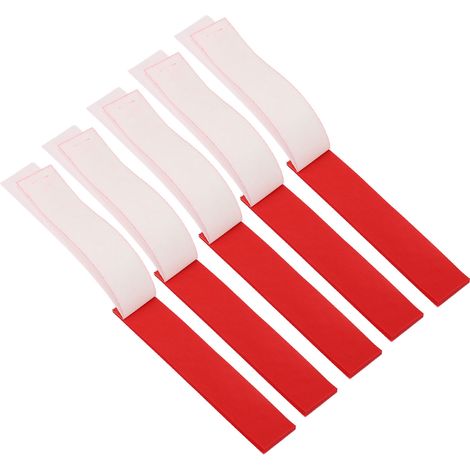 400 bandes d'occlusion dentaire double face, papier à mordre fin rouge pour articulations dentaires (1/5)