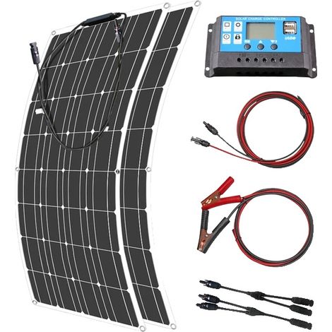 Panneau Solaire, Flexible, Imperméable (1/2)