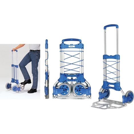 Pacchetti Carrier Devil, Capacità: 125 Kg, Unfolded 1090 X 408 X 490 Mm, Piegato 765 X 488 X 64 Mm, Pelle: 480 X 320 Mm Peso: 5,2 Kg (1/3)