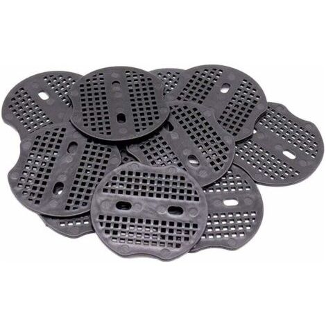 100 pièces Pièce Fixe - 7 6.5cm pour Piquets de Fixation en Acier, pour Fixer Le Tissu de Mauvaises Herbes, Les Feuilles de Sol (Noir) (1/5)