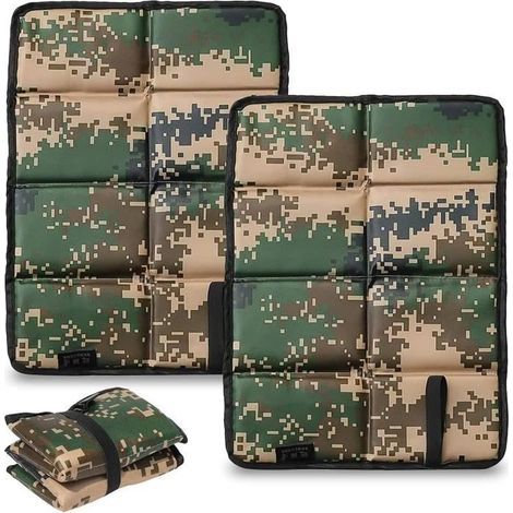 Seat Cushion - Camouflage - Foldable - Waterproof - 40x29.5 cm - Outdoor Use