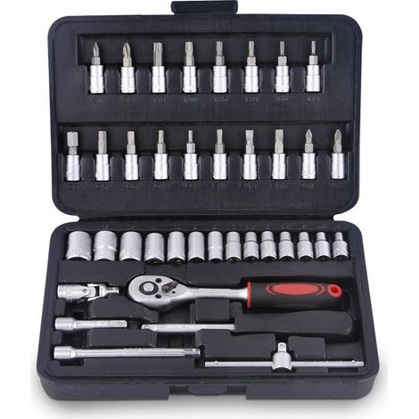 Jeu de clés à douille Stein chrome vanadium 38 pièces (1/2)