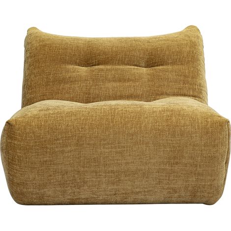 Lounge-Sessel in bronzefarbenem Samt-Effekt Stoff BUMPY