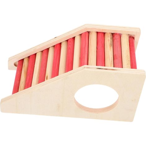 Multifunctional Hamster Hideaway with Ladder, Small Animal Refuge for Play and Rest (1/5)