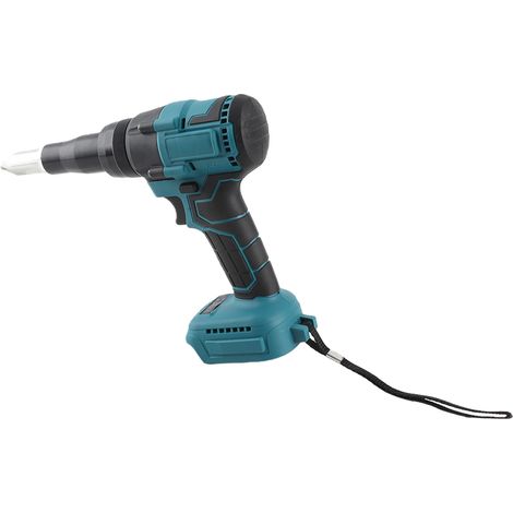 Riveteuse sans fil sans balais pour batterie 18V, pince à riveter automatique avec LED, couple élevé pour rivets aluminium 1/8 à 3/16 pouces, outil nu pour construction et métallurgie (1/5)
