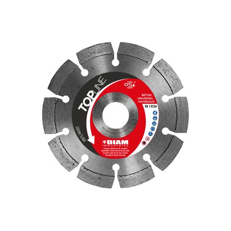 Diamanttrennscheibe Ø150/22.23 DIAM für Beton - TRB150/22