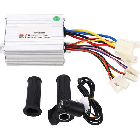 Kit de commande à balais avec poignée d'accélérateur et bonne dissipation de chaleur pour vélo électrique 24 V 350 W (1/5)