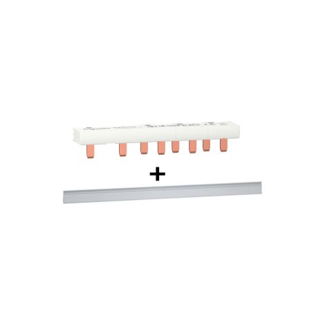 Schneider - Resi9 XP - monobloc Peigne Neutre+Phase 5M - 63A + cache dent - Ru00e9f. : R9PXH205+404988