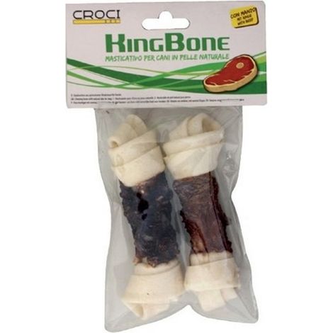 11 cm King Bones mit Rindfleisch 6 Packungen à 2 Stück
