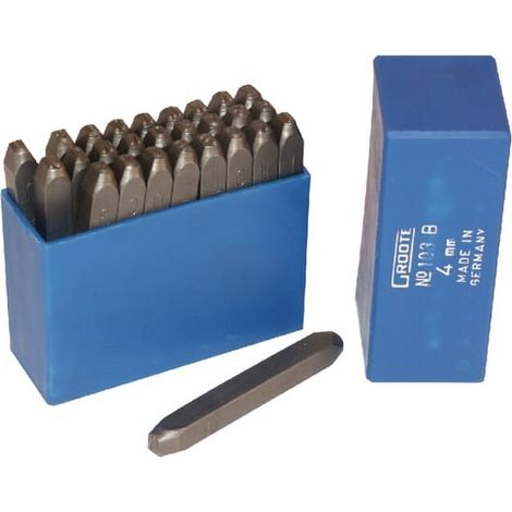Beta-tools Poinçons Lettres Acier 27 pièces 65 mm (1/2)