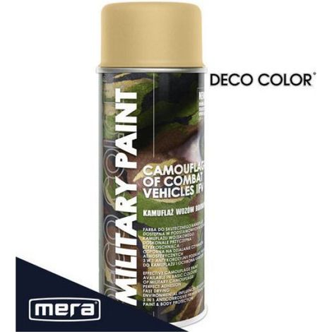 Peinture En Spray - RAL1001 Sable Kaki - Antireflet Mat - Pour Camouflage Et Rénovation Équipement - 400 ml