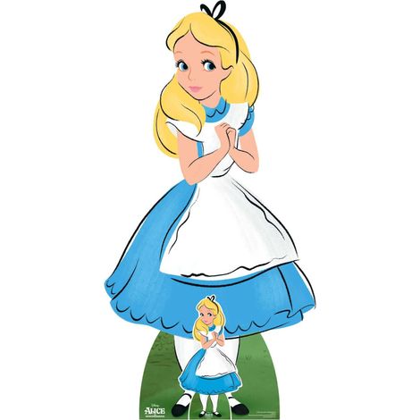 Figurine en carton Alice au pays des merveilles disney H 159 CM