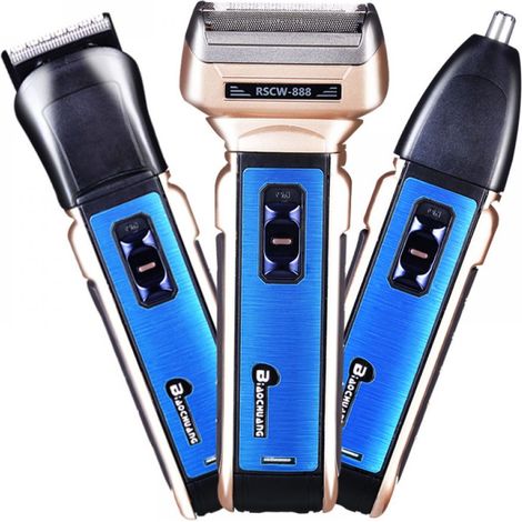 Rasoir Électrique Pour Femme - Tête Triple - Étanche IPX7 - Rechargeable USB - Utilisation Humide et Sèche - 1 Pièce (1/5)