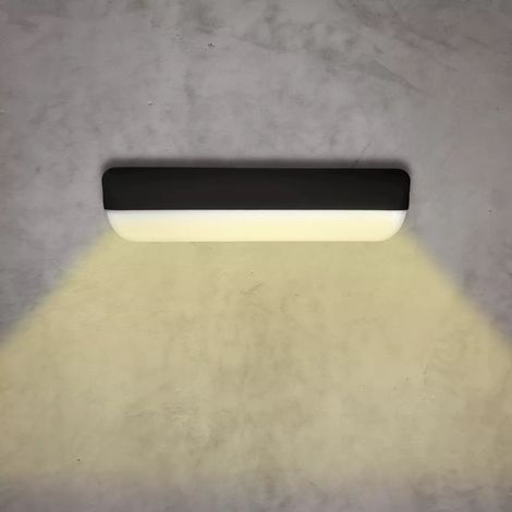 Applique LED Nero 12W da Esterno 4000k