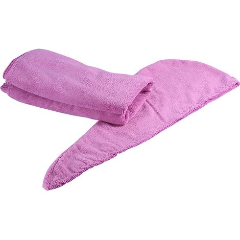 Peignoir en microfibre 70140/2365 cm + bonnet de séchage pour cheveux, peignoir sans bretelles, serviette de bain