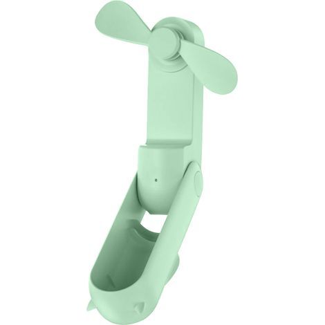Mini ventilateur USB portable de poche, 2 vitesses, 2 en 1 avec fonction batterie externe (1/5)