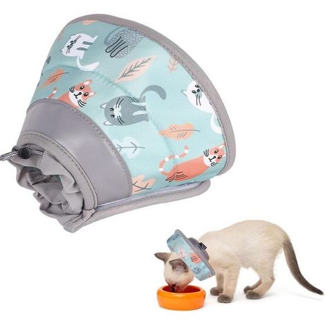 Collerette chat M réglable, doux collier à fleurs pour chiens (1/5)