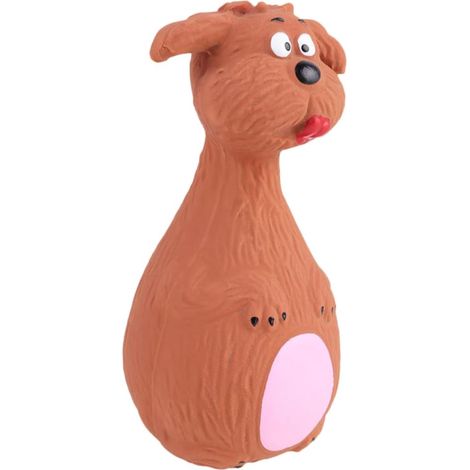 Jouet chien latex molaire, couineur dessin animé nettoyage dents (1/5)