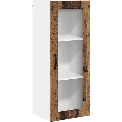 Meuble mural de cuisine,Armoire de cuisine avec porte Bois Ancien 40 x 31 x 100 cm CFW22841 (1/5)