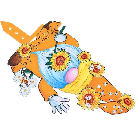 Gartenzwerg Rasenschild aus Acryl mit einzigartigem Design