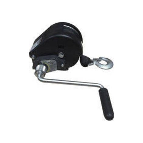 Treuil de halage 4100 kg - Sangle 10 m - Acier galvanisé
