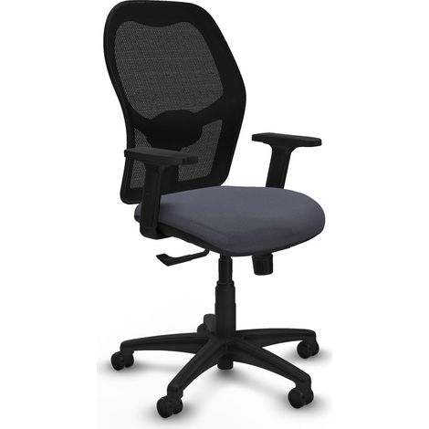 Silla de oficina piqueras y crespo Alocén negro soporte lumbar ajustable (1/2)