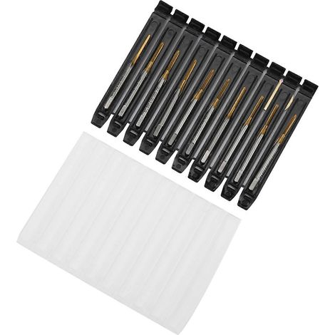 M1,9 x 0,4 Gewindebohrer-Set, beschichteter HSS-Stahl, metrisches Grobgewinde, Gewindebohrer-Werkzeug